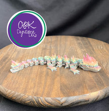 Load image into Gallery viewer, Rose Dragon – 3D Printed Articulated Dragon