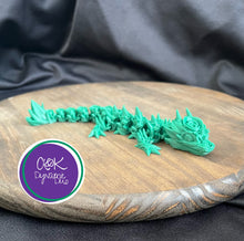 Load image into Gallery viewer, Rose Dragon – 3D Printed Articulated Dragon