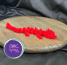 Load image into Gallery viewer, Rose Dragon – 3D Printed Articulated Dragon