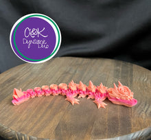 Load image into Gallery viewer, Rose Dragon – 3D Printed Articulated Dragon