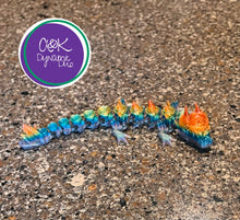 Load image into Gallery viewer, Rose Dragon – 3D Printed Articulated Dragon