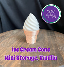 Load image into Gallery viewer, Ice Cream Cone Mini Storage – 3D Printed Container