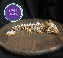 Load image into Gallery viewer, Gingerbread Dragon, Multi Color