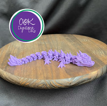 Load image into Gallery viewer, Rose Dragon – 3D Printed Articulated Dragon