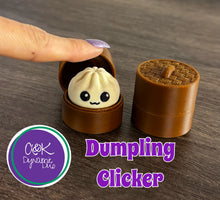 Load image into Gallery viewer, Dumpling Clicker - 3D Printed Fidget