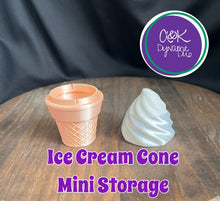 Load image into Gallery viewer, Ice Cream Cone Mini Storage
