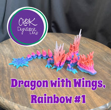 Load image into Gallery viewer, Dragon with Wings – 3D Printed Articulated Dragon
