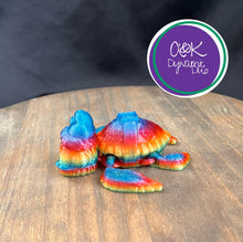Load image into Gallery viewer, Santa Turtle - Rainbow

