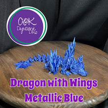 Load image into Gallery viewer, Dragon with Wings – 3D Printed Articulated Dragon
