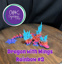 Load image into Gallery viewer, Dragon with Wings – 3D Printed Articulated Dragon
