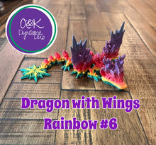 Load image into Gallery viewer, Dragon with Wings – 3D Printed Articulated Dragon
