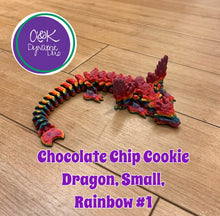 Load image into Gallery viewer, Chocolate Chip Cookie Dragon, Single Color, Small
