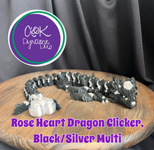 Load image into Gallery viewer, Rose Heart Clicker Dragon
