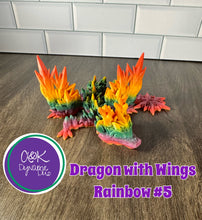 Load image into Gallery viewer, Dragon with Wings – 3D Printed Articulated Dragon
