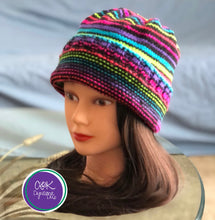 Load image into Gallery viewer, Hand knit Slouchy Hat | Dynamic Duo Shop
